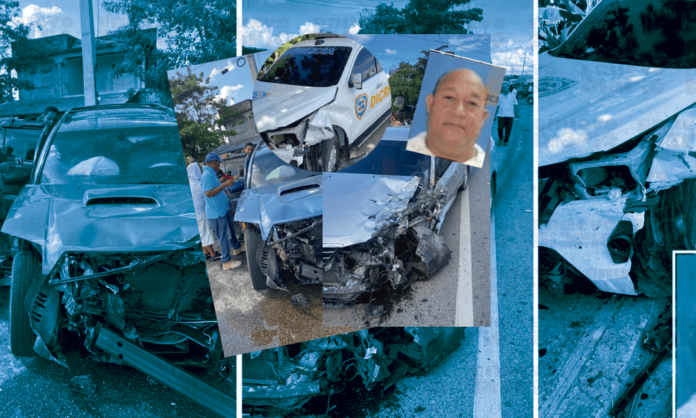 Un sacerdote se encuentra en estado delicado tras sufrir accidente con camioneta de Dicrim en SFM