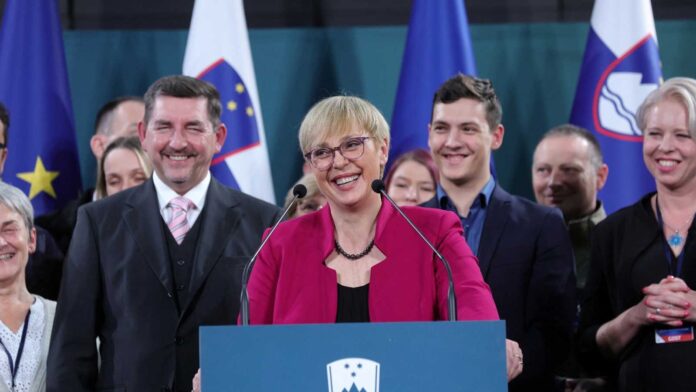 La experiodista y abogada Natasa Pirc Musar, primera presidenta de Eslovenia