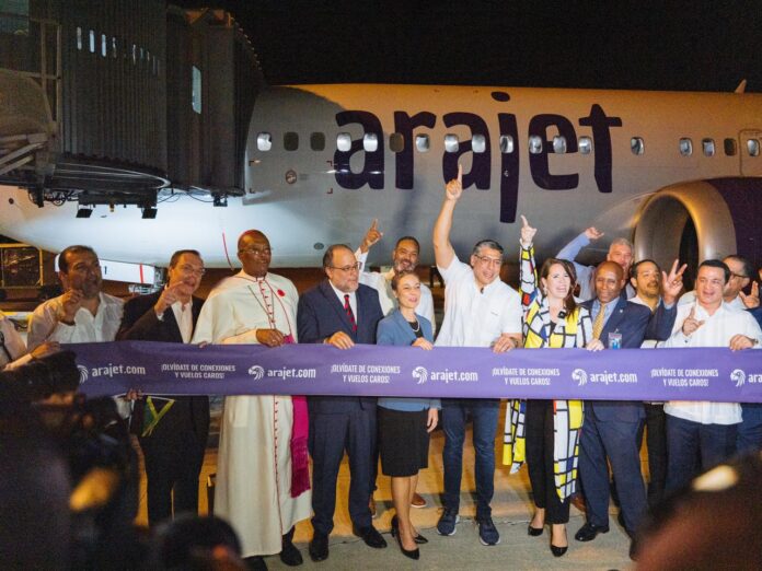 Arajet inaugura ruta histórica entre Santo Domingo y Kingston