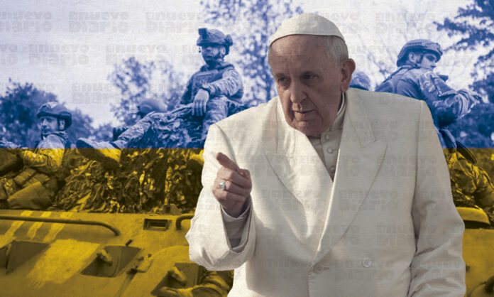 El papa pide hacer lo posible para acabar con “guerra sacrílega” en Ucrania