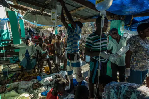1,2 millones de vacunas contra el cólera llegan a Haití