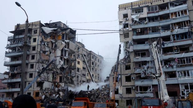 Rusia dice que la «tragedia» en Dnipró se debió al sistema antiaéreo de Kiev