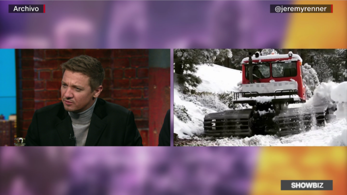 El Jeremy Renner sufre un accidente en Nevada