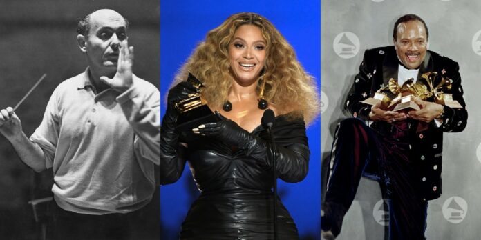 ¿Quiénes son los artistas que más premios Grammy han ganado en la historia?