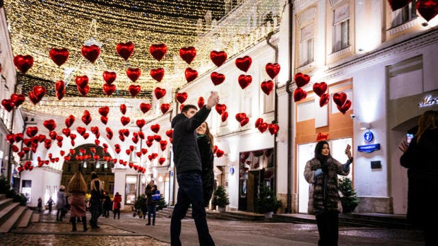 En Rusia, San Valentín en tiempos de ‘Operación especial’ en Ucrania