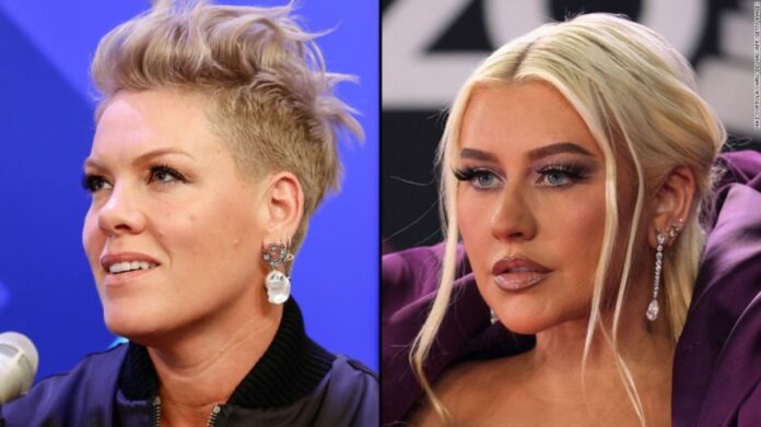Pink está decepcionada de que sus comentarios sobre una discusión de décadas con Christina Aguilera llegaron a los titulares
