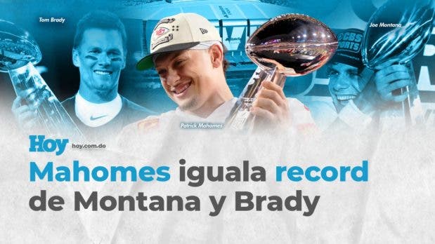 Patrick Mahomes iguala a Brady y Montana: 2 MVP y 2 Super Bowl MVP