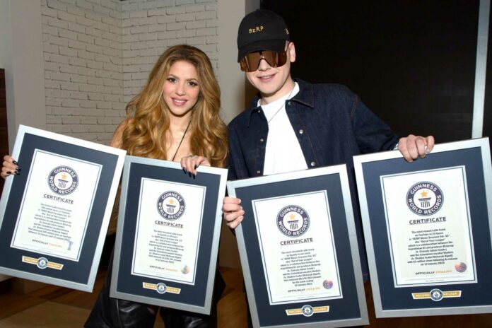 Los récords Guinness que Shakira y Bizarrap rompieron con su éxito “BZRP Music Sessions Vol.53”