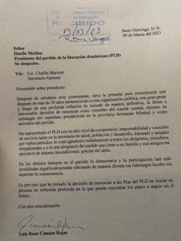 A proposito de Luis Rene Canaan dirigentes del PLD que