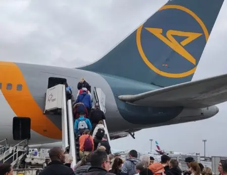 Protesta de empleados del Aeropuerto Internacional de Frankfurt retrasa decenas de vuelos