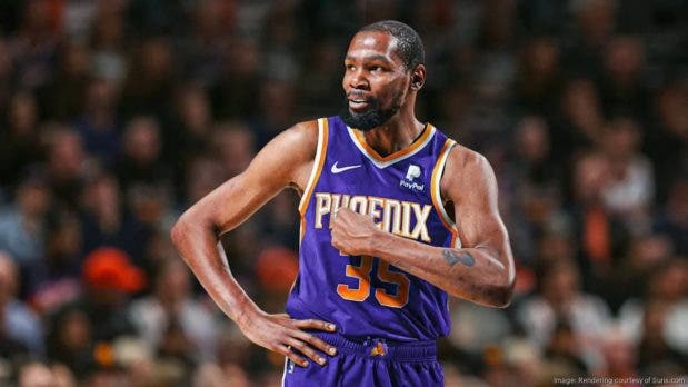 Kevin Durant será figura clave en las aspiraciones de los Suns.