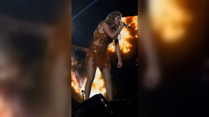 Mira cómo Taylor Swift defendió a un asistente a su concierto en medio de una actuación