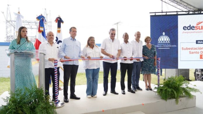 Abinader inaugura subestación eléctrica en Santo Domingo Oeste