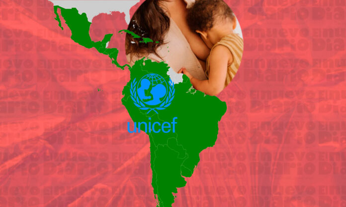 Unicef: en América Latina y el Caribe solo 4 de cada 10 bebés son amamantados