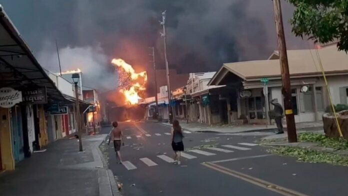 EE.UU. declara situación de desastre en Hawái por incendios