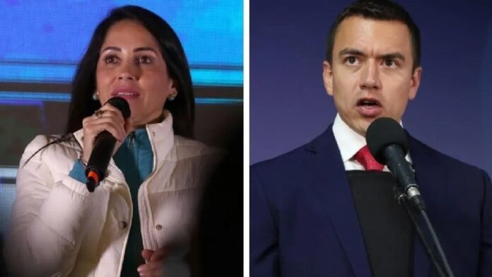 González y Noboa encaminan a 2da vuelta Ecuador