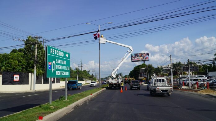 Avanzan los trabajos de la Autopista Duarte, entrada a Santiago de los Caballeros
