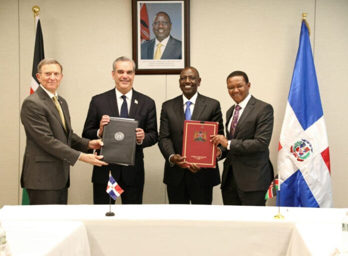 Abinader define a Kenia como un nuevo amigo de República Dominicana