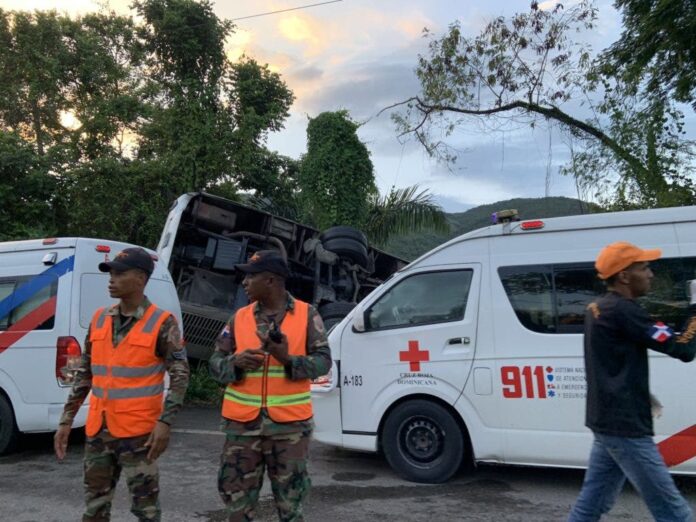 Fotos | Accidente en Bonao dejó 20 personas heridas