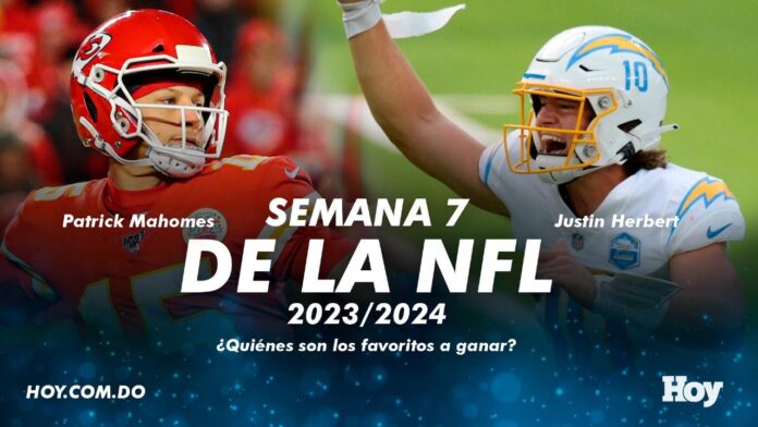 Semana 7 de la NFL 2023-2024: ¿Quiénes son los favoritos a ganar?