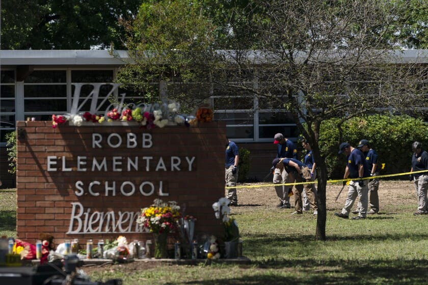  tiros en la escuela primaria Robb en Uvalde