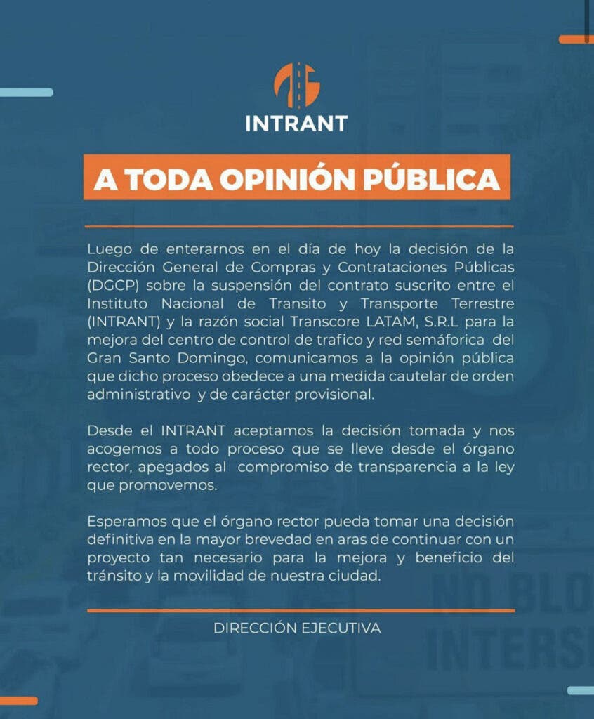 1698784338 410 7 irregularidades del contrato entre INTRANT y empresa sobre semaforos