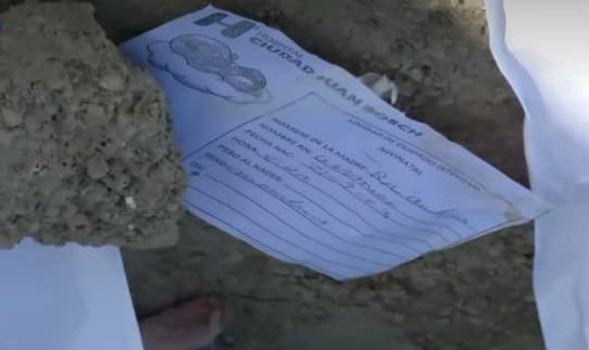 Encuentran cadaveres de recien nacidos frente al cementerio Cristo Salvador