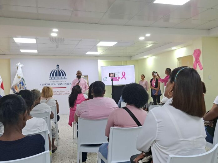 Gobernación de Monte Plata y SeNaSa realizan charla para prevenir el cáncer de mama