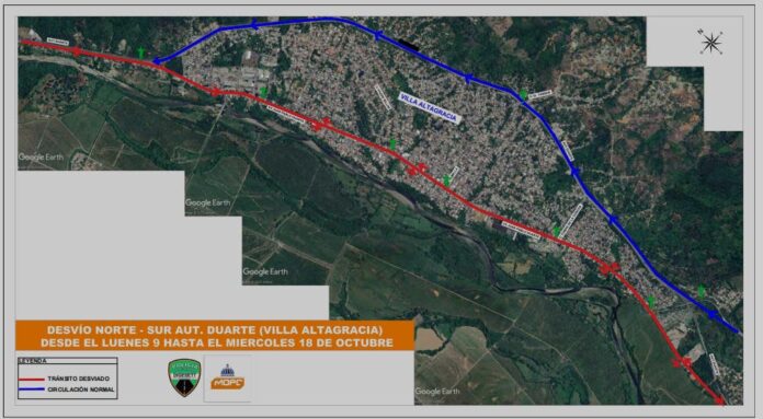 MOPC: tramo Villa Altagracia estará habilitado a partir de este domingo