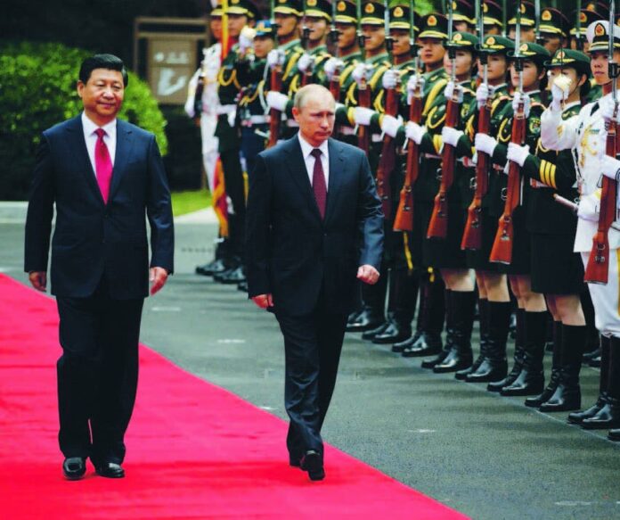 Putin llega a China para reunirse Xi Jinping