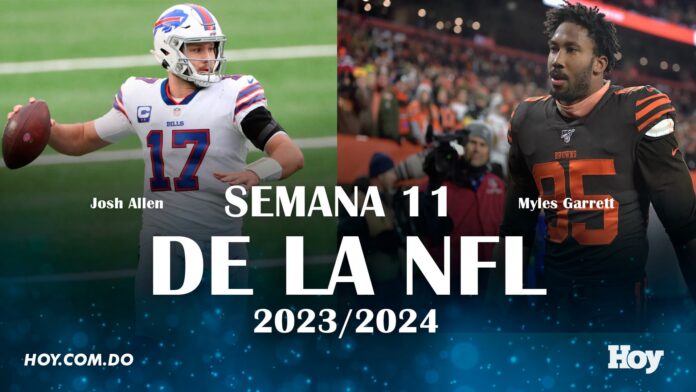 Semana 11 de la NFL 2023-2024: ¿Quiénes son los favoritos a ganar?