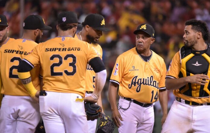 Águilas sufren 7mo. revés en línea en debut Tony Peña