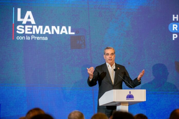 EN VIVO: Luis Abinader encabeza conferencia de prensa La Semanal