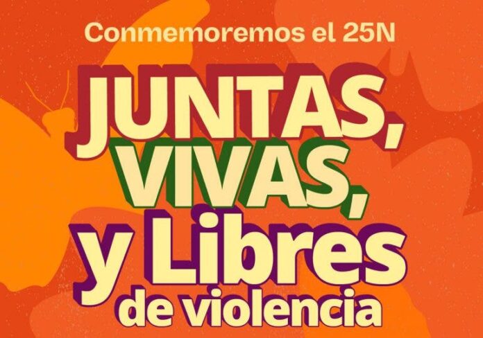 «Juntas, vivas y libres de violencias»: Llaman a participar en actividades por Día de la Eliminación de la Violencia contra la Mujer