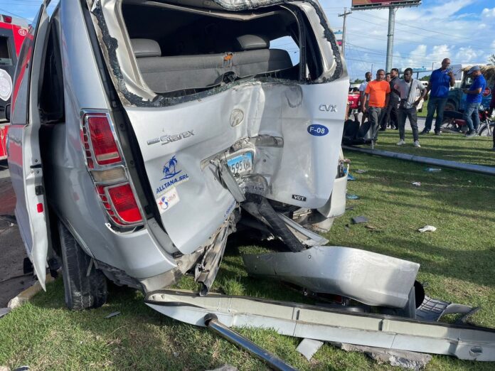 Reportan accidente de tránsito en Cabeza de Toro, Punta Cana