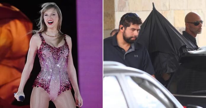 Taylor Swift revela por qué utiliza un paraguas para esconderse de los fotógrafos