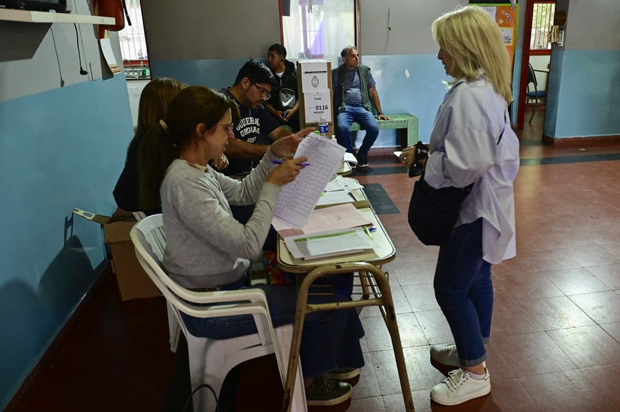 Un 30 del padron electoral habia votado en Argentina