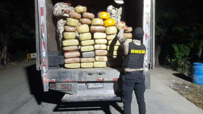 DNCD y Cesfront ocupan 386 libras de marihuana en Elías Piña