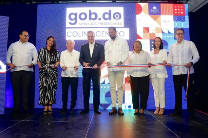Abinader inaugura nuevo Punto GOB en SDN; 19 instituciones brindarán servicios públicos
