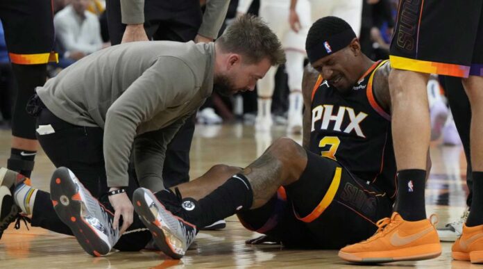 Beal abandona partido por una lesión en el tobillo, otro golpe para el trío de los Suns