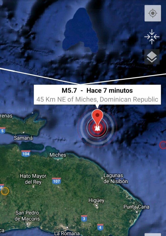 Fuerte temblor se registra en RD