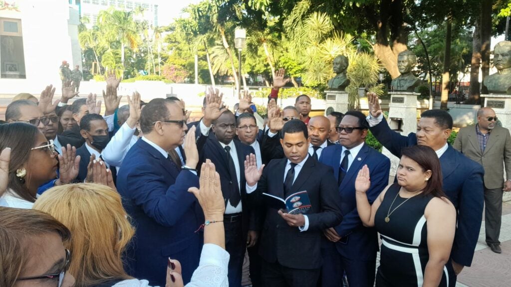 Las promesas de Trajano Vidal Potentini al ser juramentado como presidente del CARD 