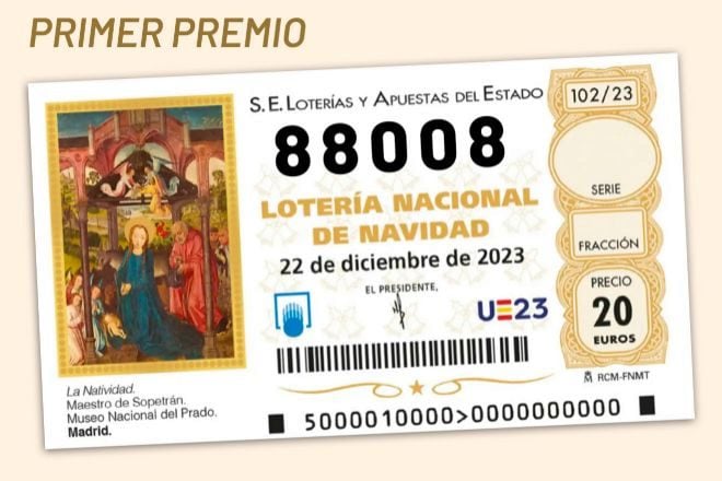 Loteria de Navidad Este es el numero premiado con el