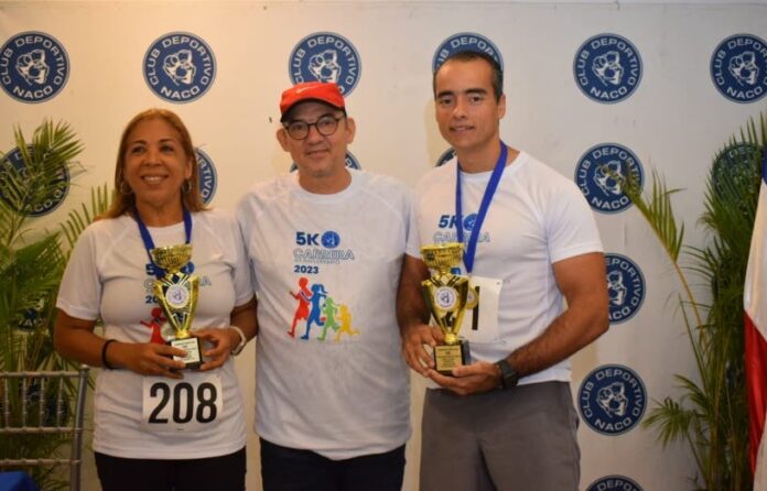 Martínez y Núñez ganan el maratón 5K del Club Naco