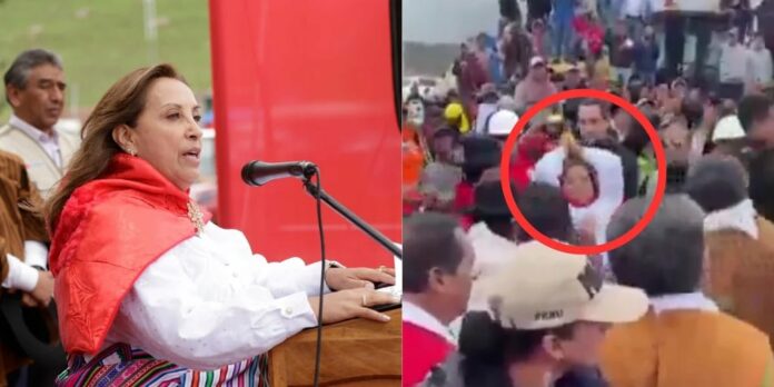 Agreden a presidenta de Perú en Ayacucho: la insultan y le jalan el cabello