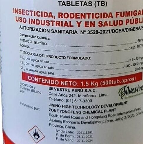 Expertos Fosfuro de aluminio es una bomba atomica
