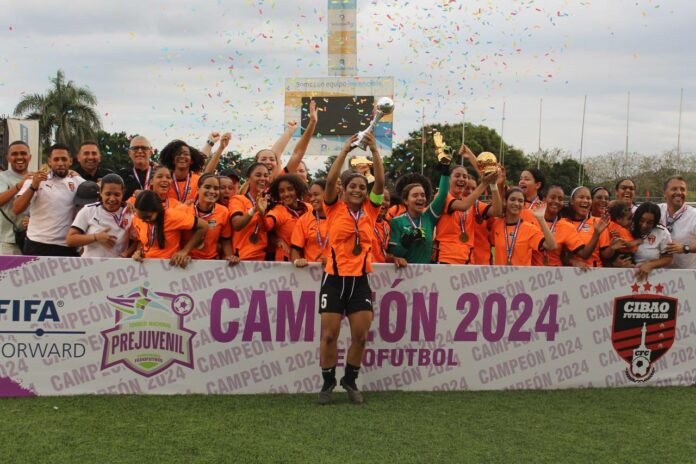 Cibao FC se llevó el título del TNC en el torneo Prejuvenil Femenino