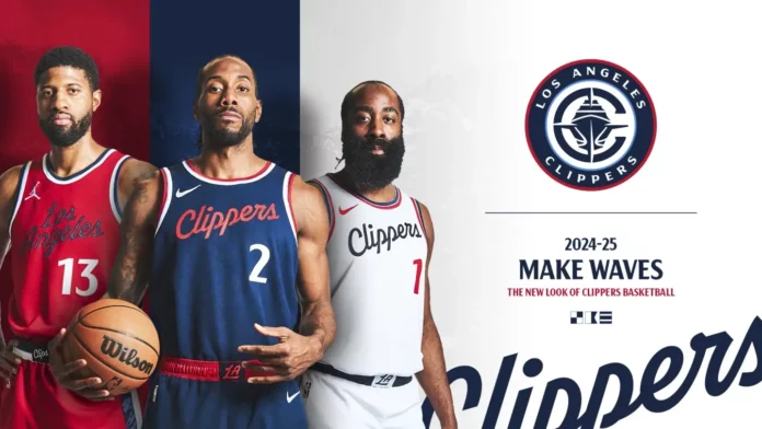 Clippers presentan nuevas camisetas y su logotipo para próxima temporada