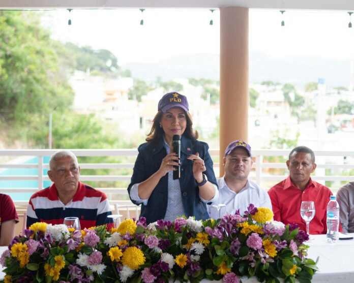 Margarita Cedeño arenga candidatos de Alianza Rescate RD en San José de Ocoa