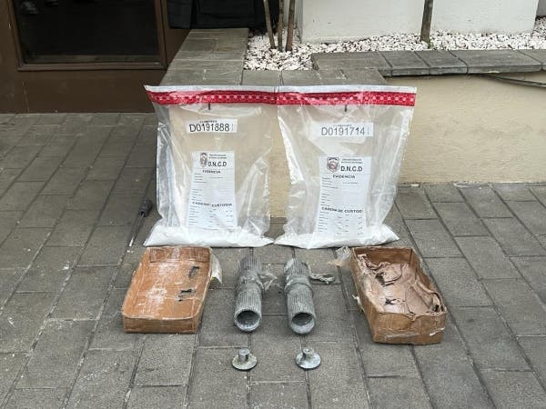 Pretendian enviar a Francia piezas de barco rellenas de cocaina